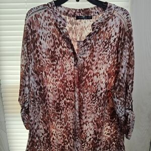 Cure Leopard Print Blouse